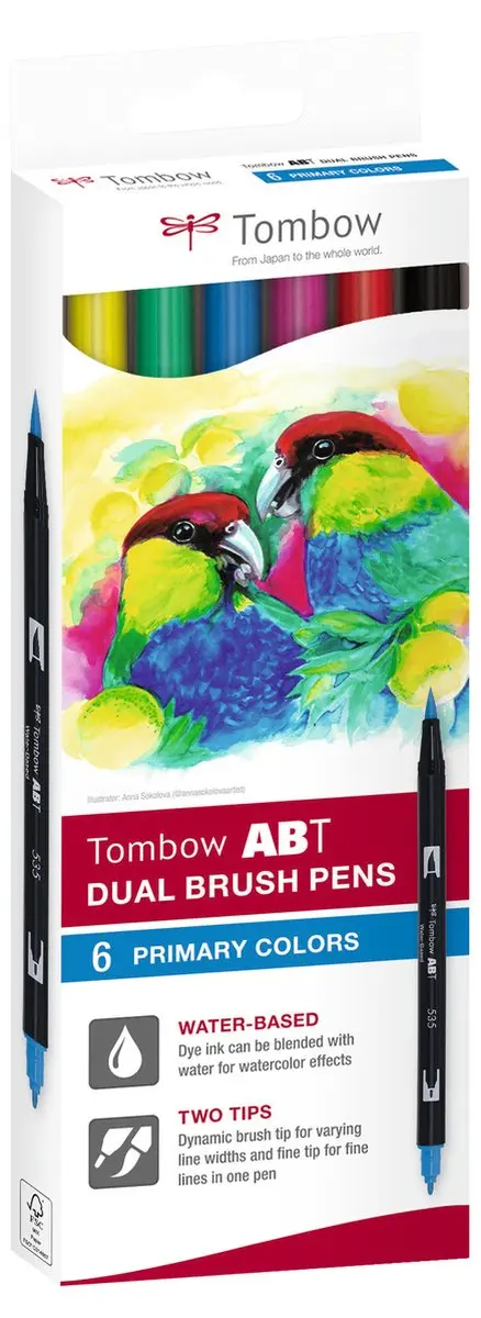 Tombow ABT Dual Brush Tekenpennen