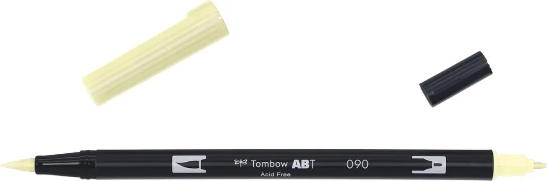 Tombow ABT Dual Brush Pen 090 Lemon Cream