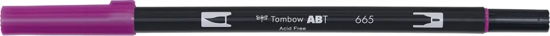 Tombow ABT Dual Brush Pen 665 - Paars - afbeelding 4 van 6