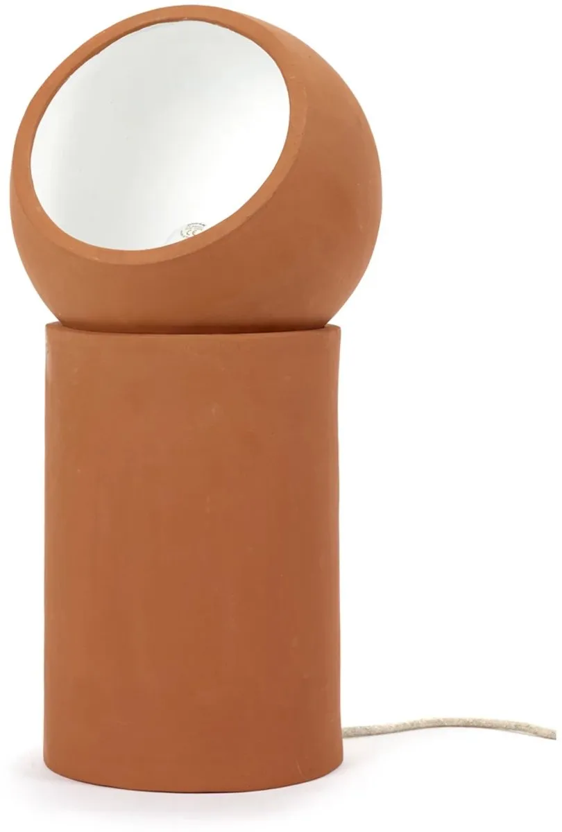 Serax Lauren Van Driessche Terra Light Tafellamp - Terracotta - 25cm Ø - 51cm