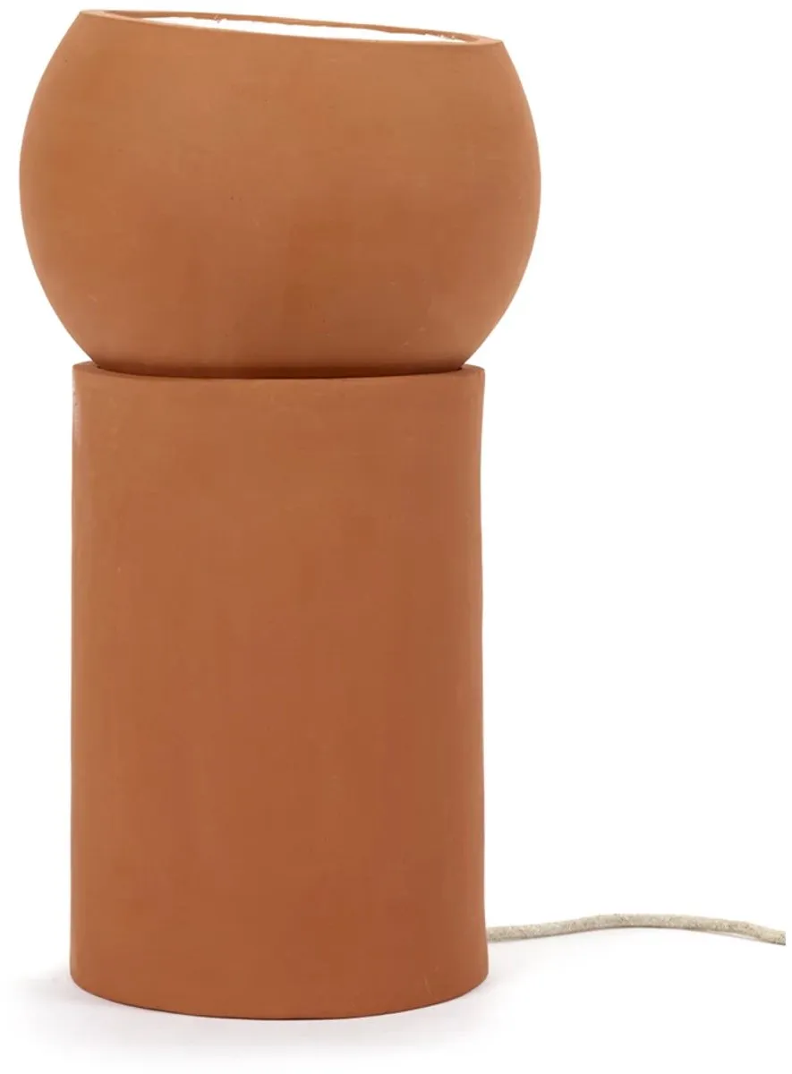 Serax Lauren Van Driessche Terra Light Tafellamp - Terracotta - 25cm Ø - 51cm