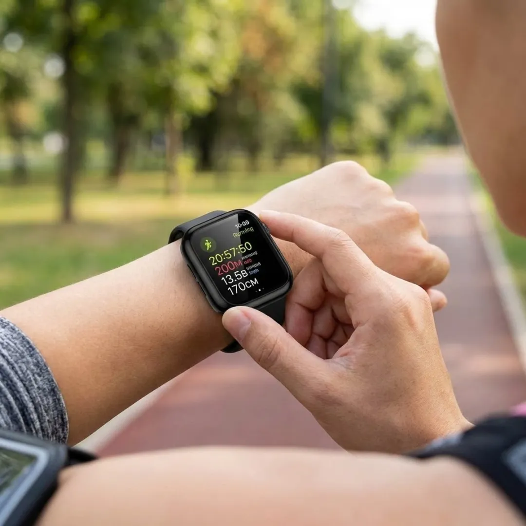 NUVEX Smartwatch Screenprotector 42mm - 4 Stuks - Zwart
