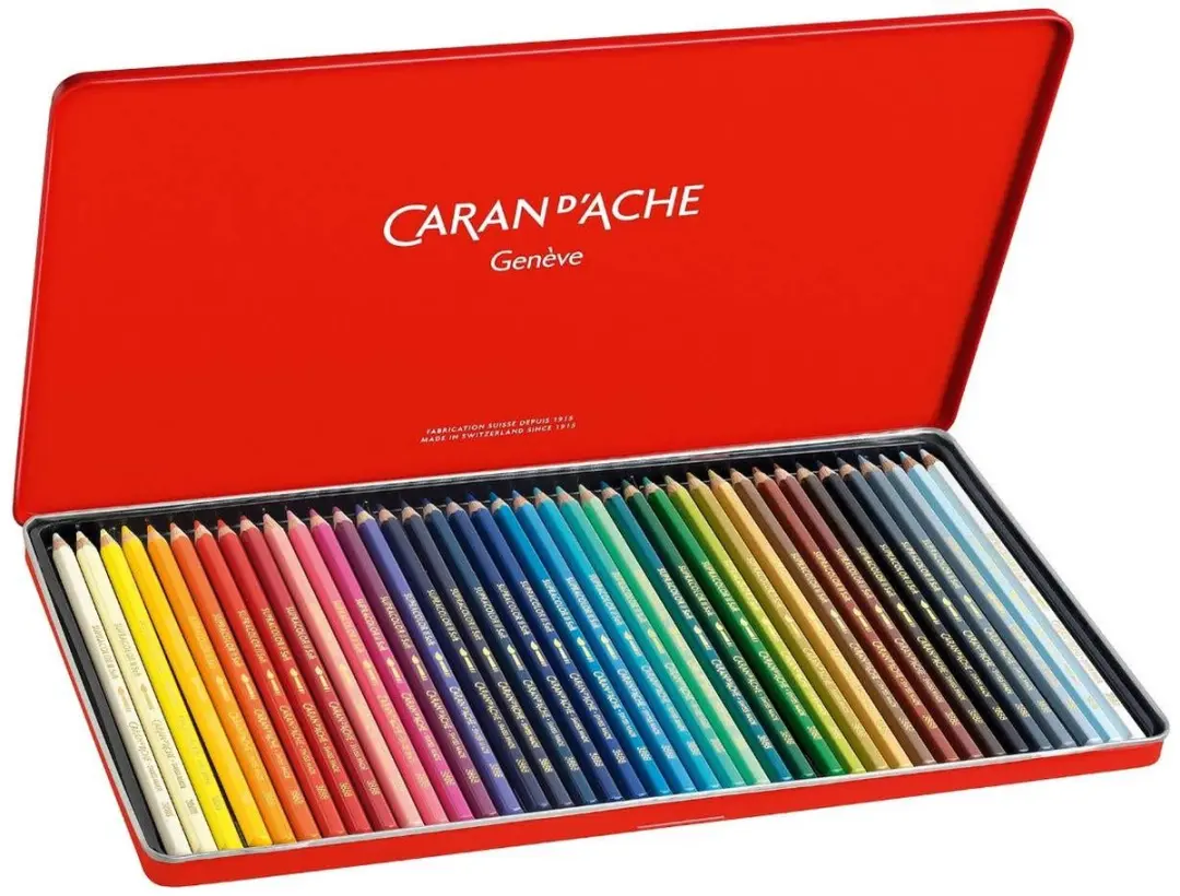 Caran d'Ache Supracolor Aquarelle Kleurpotloden - Metalen Doos - afbeelding 4 van 6