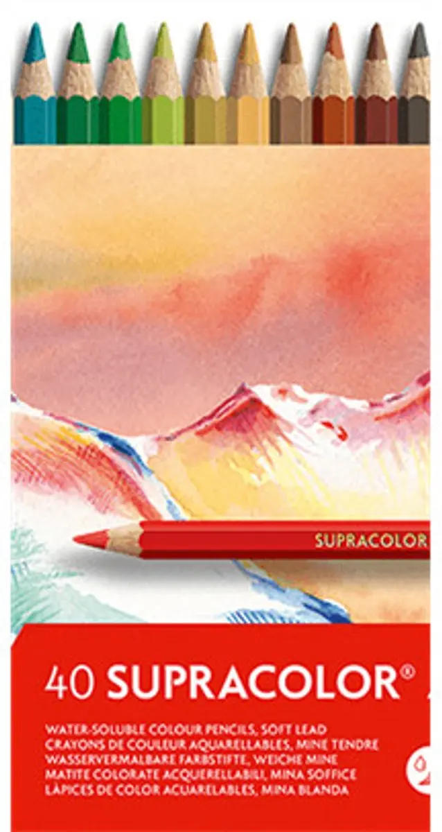 Caran d'Ache Supracolor Aquarelle Kleurpotloden - Metalen Doos - afbeelding 3 van 6