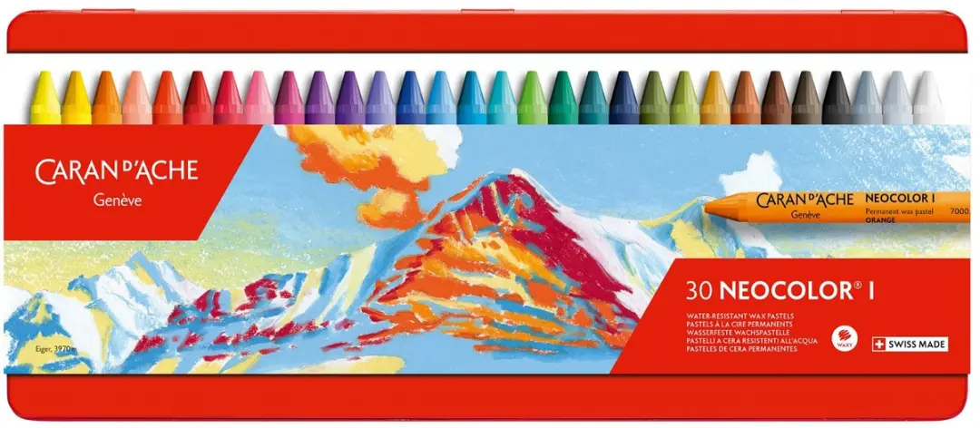Caran d'Ache Neocolor I Kleurpotloden - 30 stuks - afbeelding 2 van 4