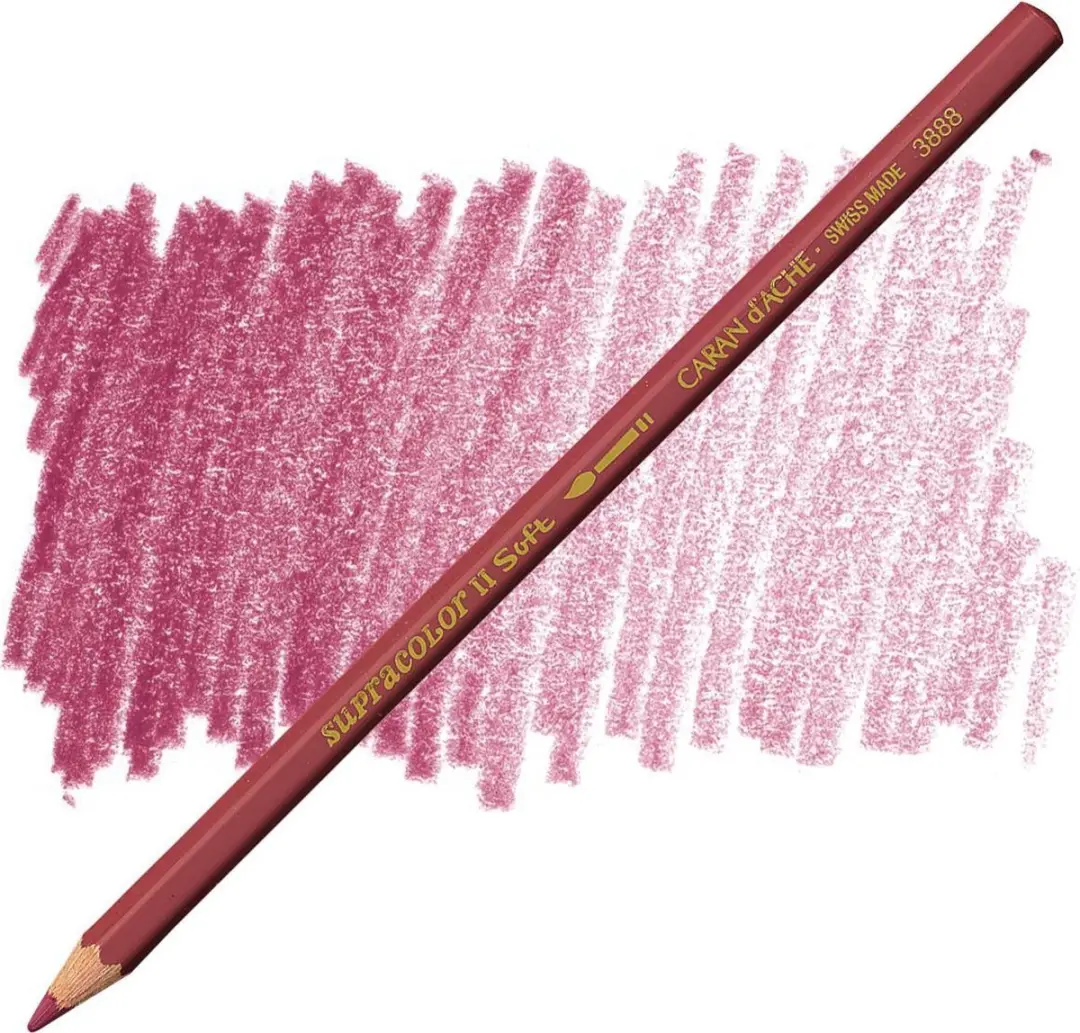 Caran d'Ache Supracolor aquarel potlood 085 bordeaux red
