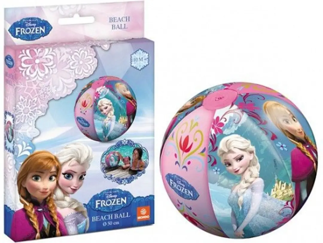 Mondo Frozen Strandbal 50cm - Roze - afbeelding 2 van 6