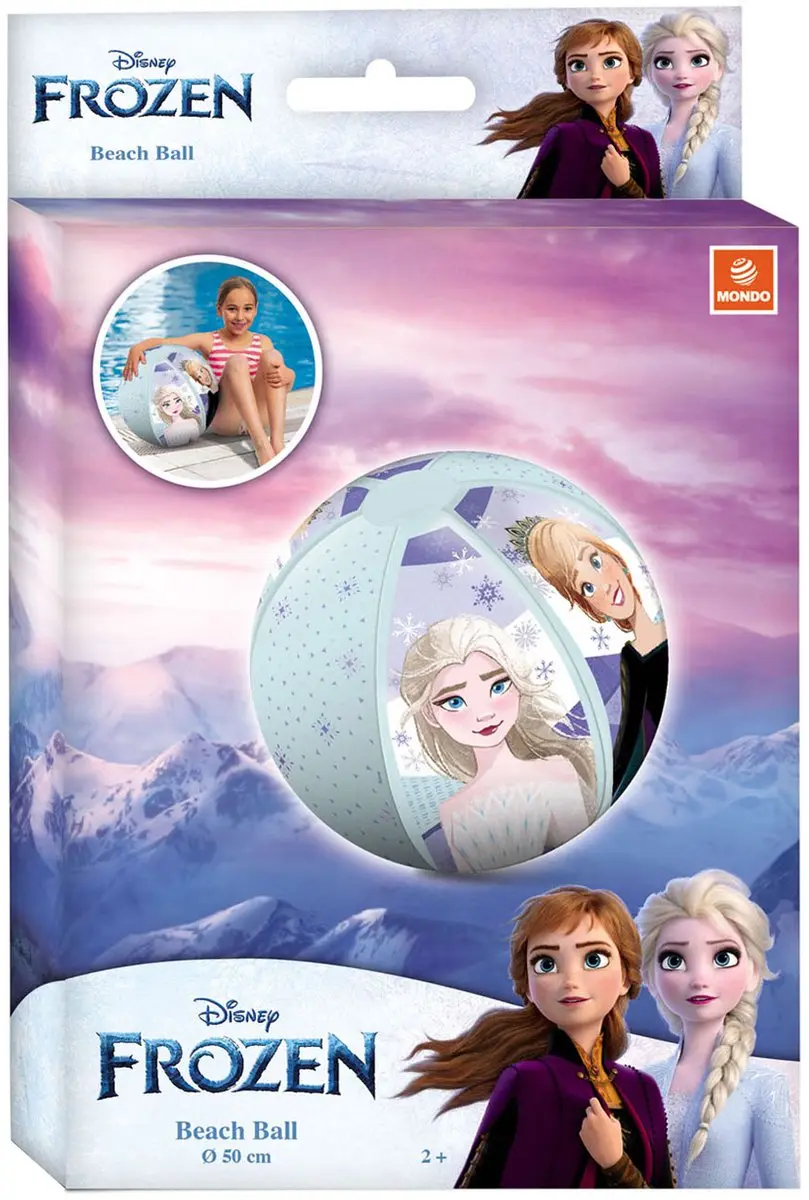 Mondo Frozen Strandbal 50cm - Roze - afbeelding 4 van 6