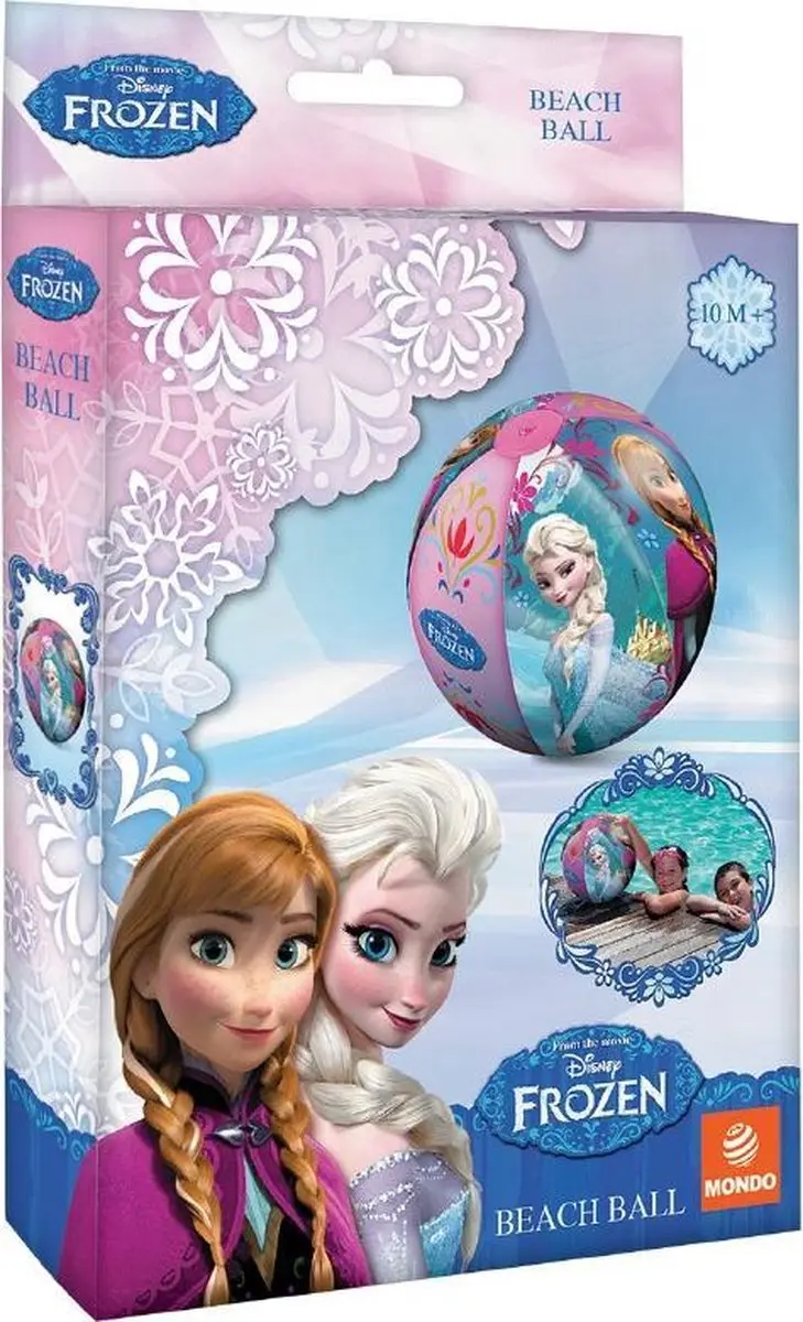 Mondo Frozen Strandbal 50cm - Roze - afbeelding 6 van 6