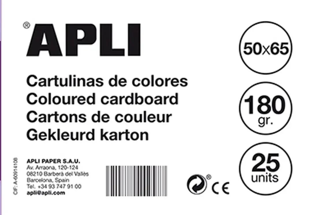 APLI  Violet Karton 50 x 65 cm 170 g/m²