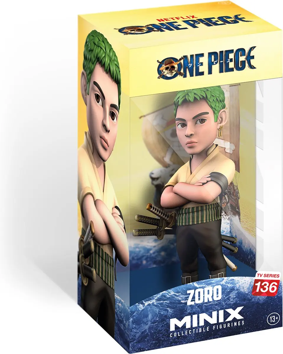MINIX One Piece Zoro Roronoa Figuur - 12cm - afbeelding 2 van 4
