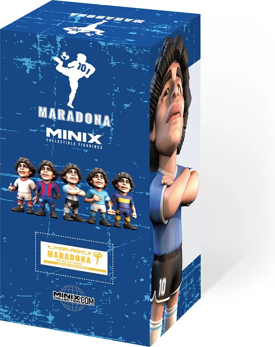 Minix Maradona Napoli Verzamelfiguur 12cm - afbeelding 6 van 6