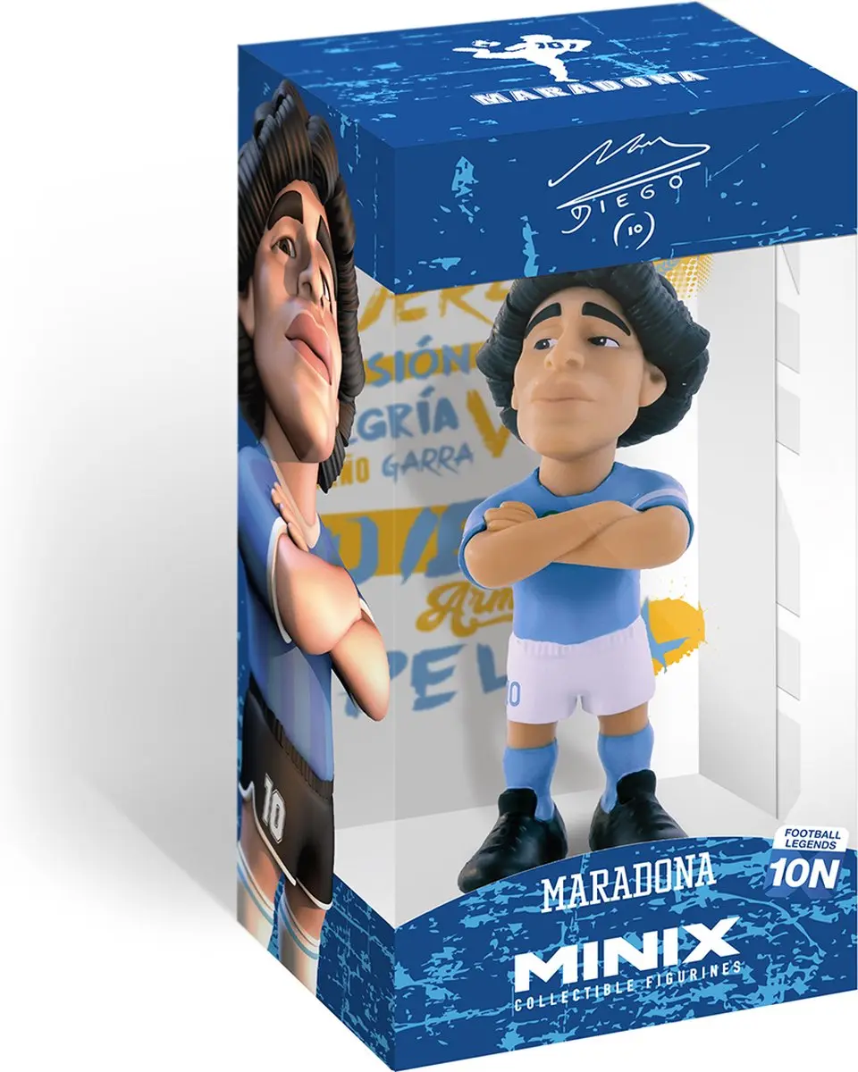 Minix Maradona Napoli Verzamelfiguur 12cm - afbeelding 3 van 6