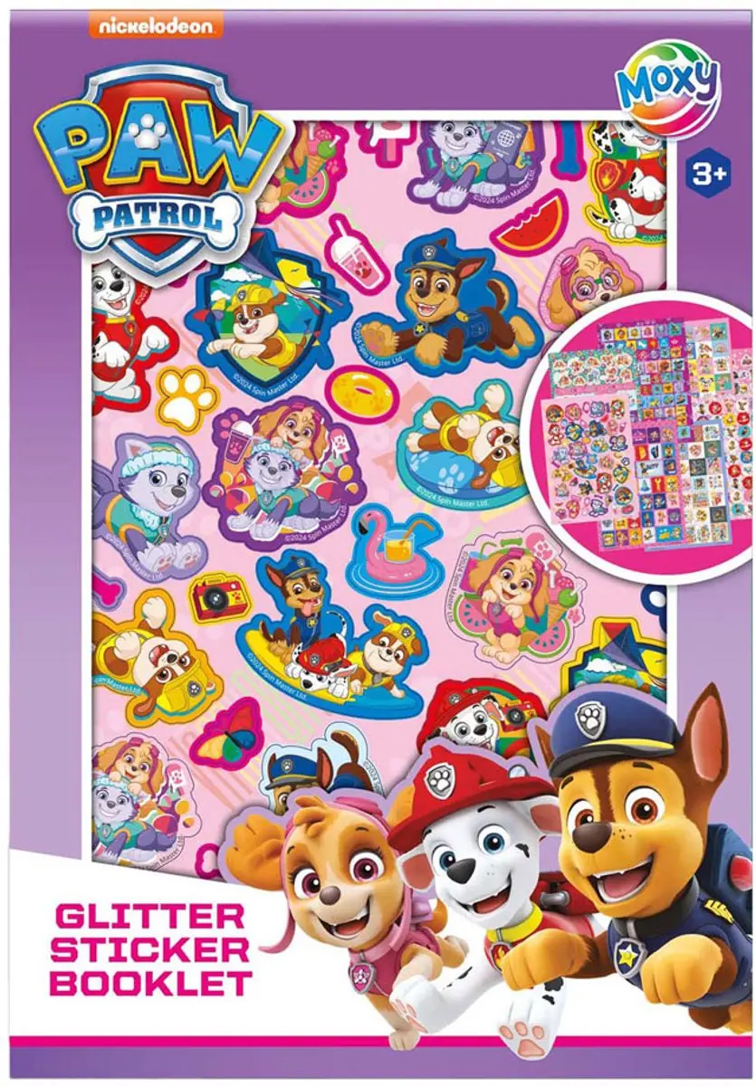 PAW Patrol Glitter Stickerset A5 - 8 Stuks - afbeelding 4 van 5