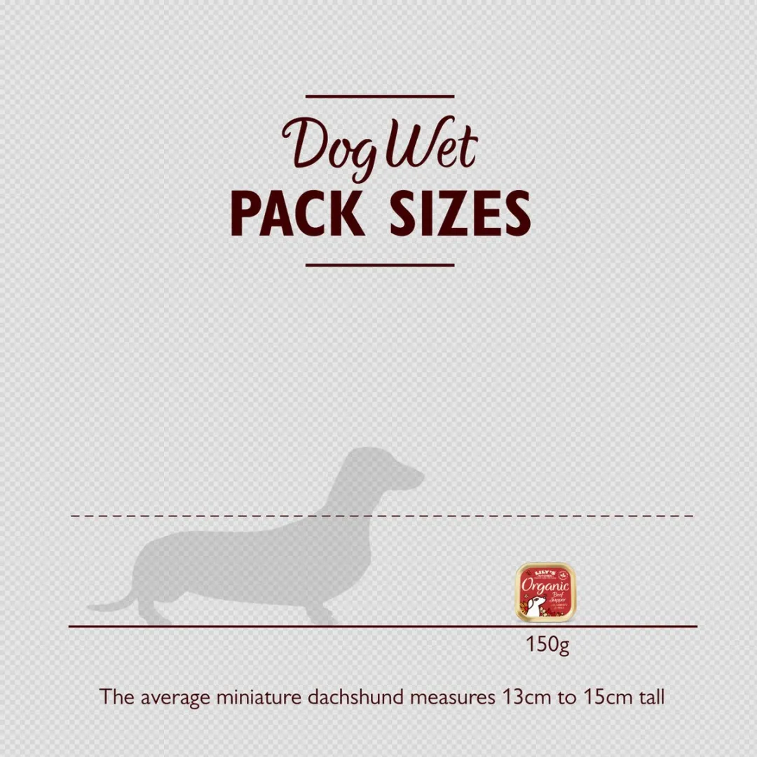 Lily's Kitchen - Hondenvoer - Natvoer - Biologische Paté Rund - 11 x 150 g