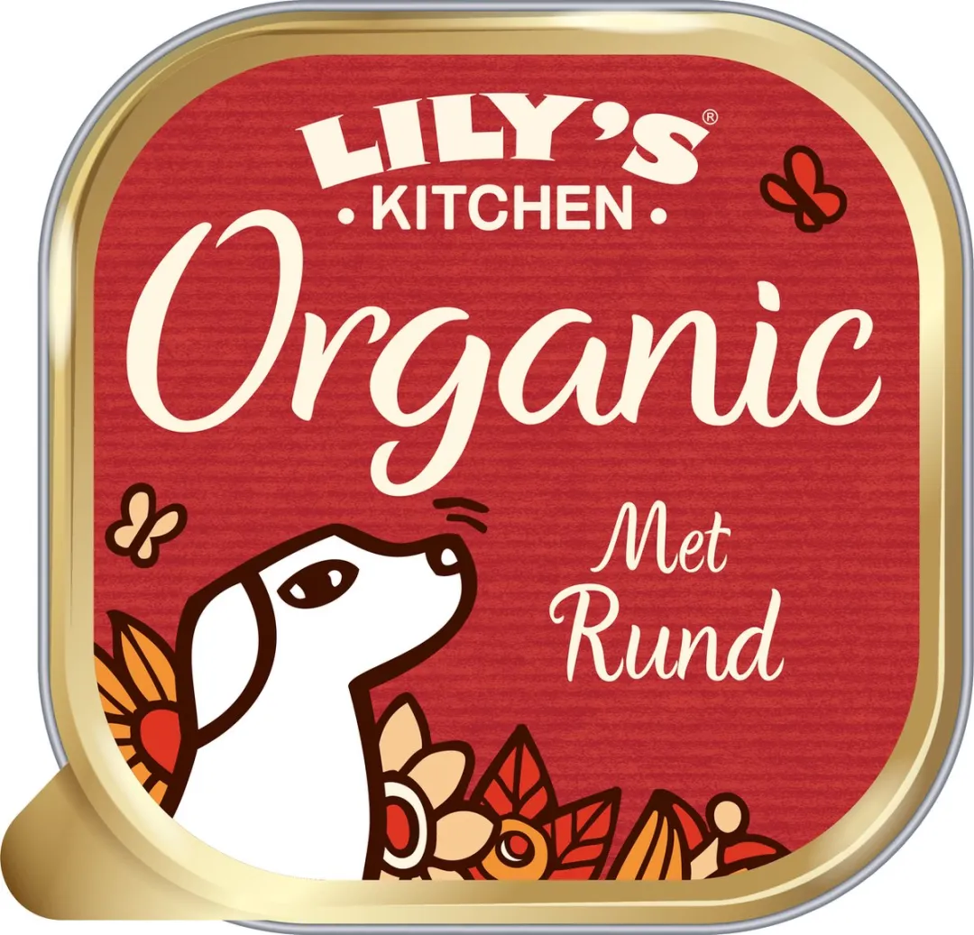 Lily's Kitchen - Hondenvoer - Natvoer - Biologische Paté Rund - 11 x 150 g