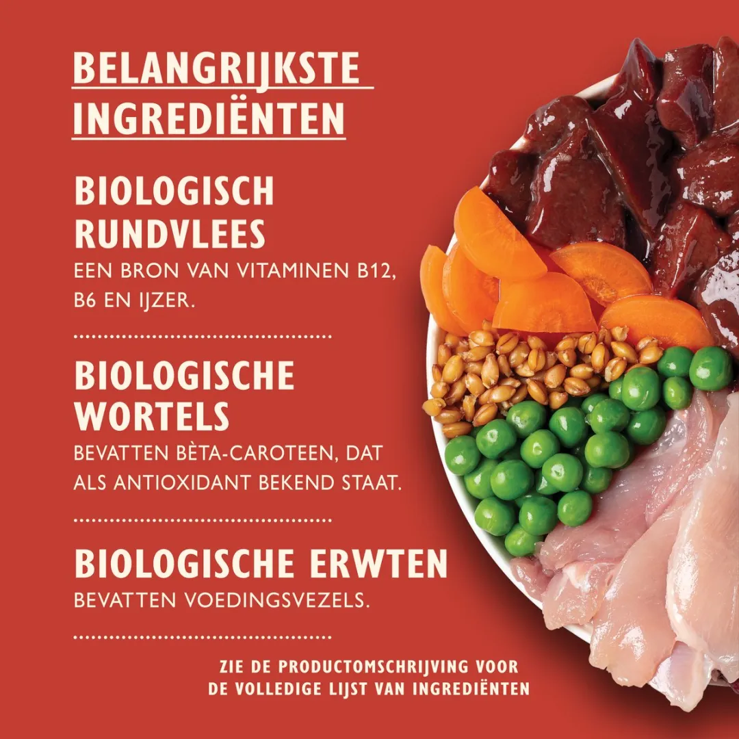 Lily's Kitchen - Hondenvoer - Natvoer - Biologische Paté Rund - 11 x 150 g