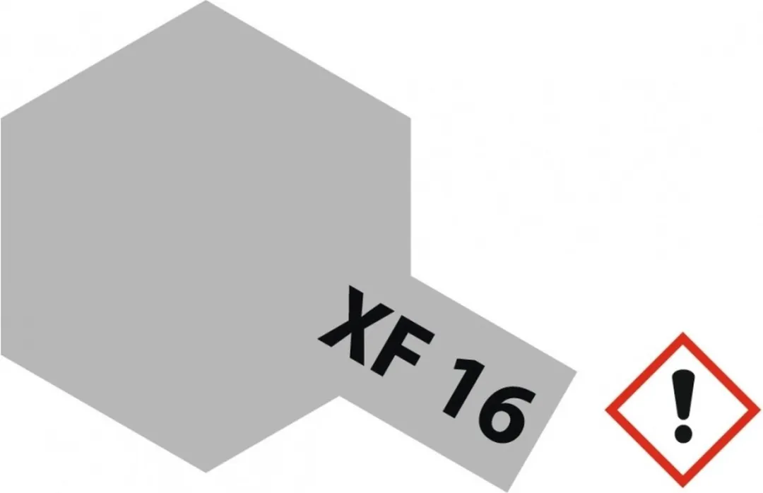 Tamiya Hobbyverf Acryl XF-16 Aluminium