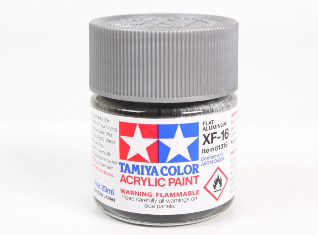 Tamiya Hobbyverf Acryl XF-16 Aluminium - 23ml