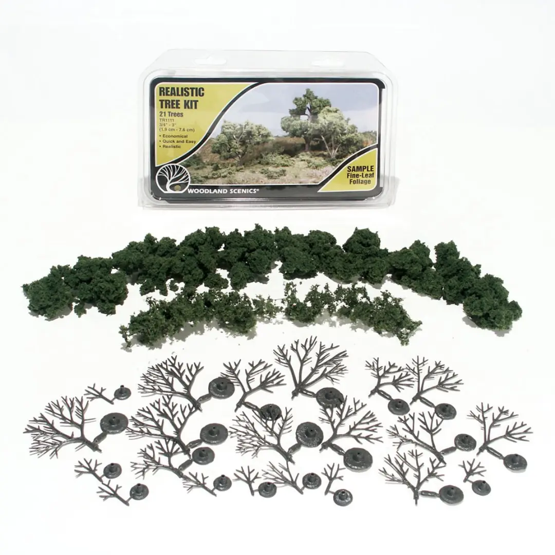 Woodland Scenics TR1111 Realistic Tree Set
