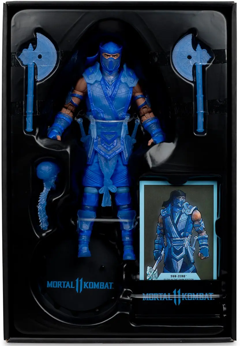McFarlane Mortal Kombat Sub-Zero Actionfigur 18cm - afbeelding 4 van 6