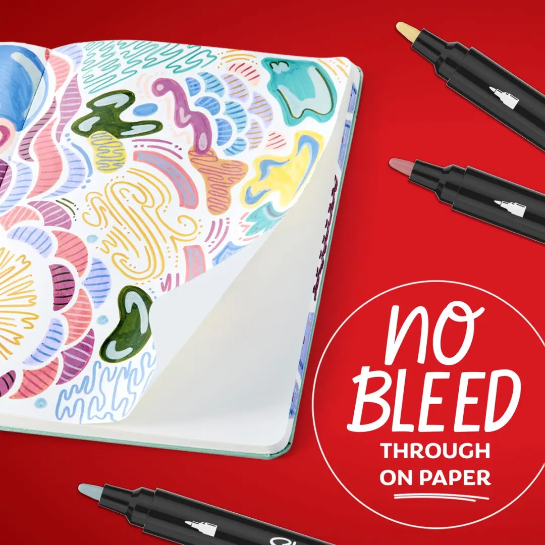 Sharpie Creative Acrylic Verfmarkers - Warme Tinten - 5x - afbeelding 5 van 6