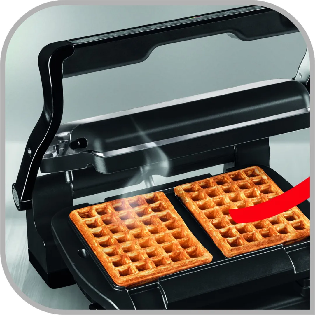 Tefal Wafelvorm XA724810 - 5x7 - Zwart