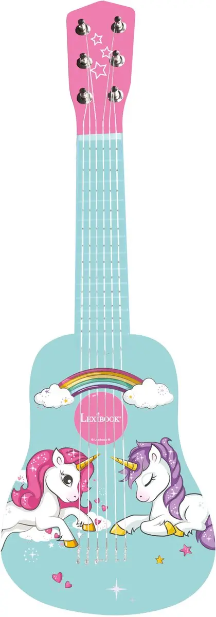 Lexibook Mijn Eerste Houten Gitaar Eenhoorn 53cm - afbeelding 6 van 6