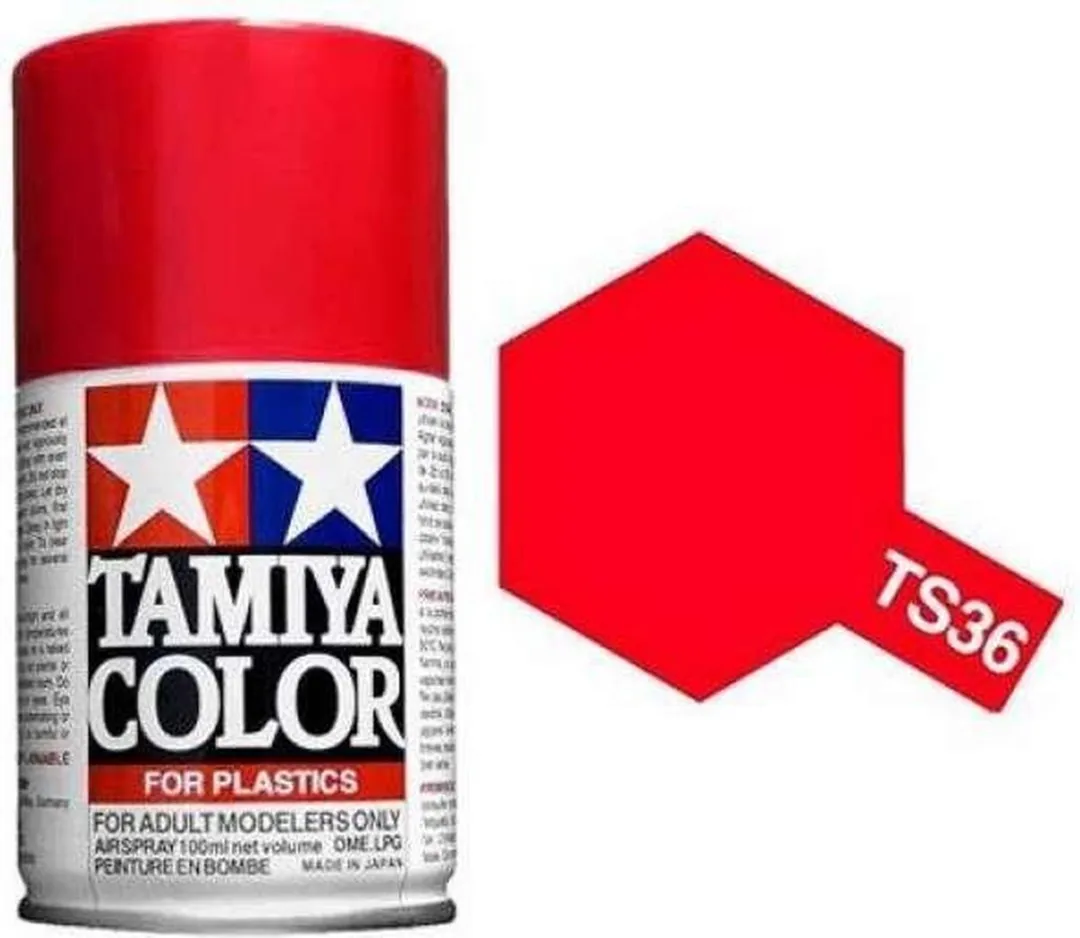 Tamiya TS-36 Acryl Spray 100ml - Fluorescent Rood