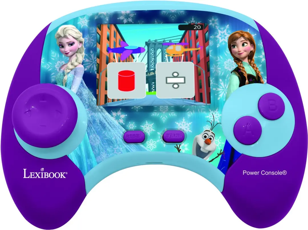 Power Console La reine des neige de jeux éducative bilingue en français et ang