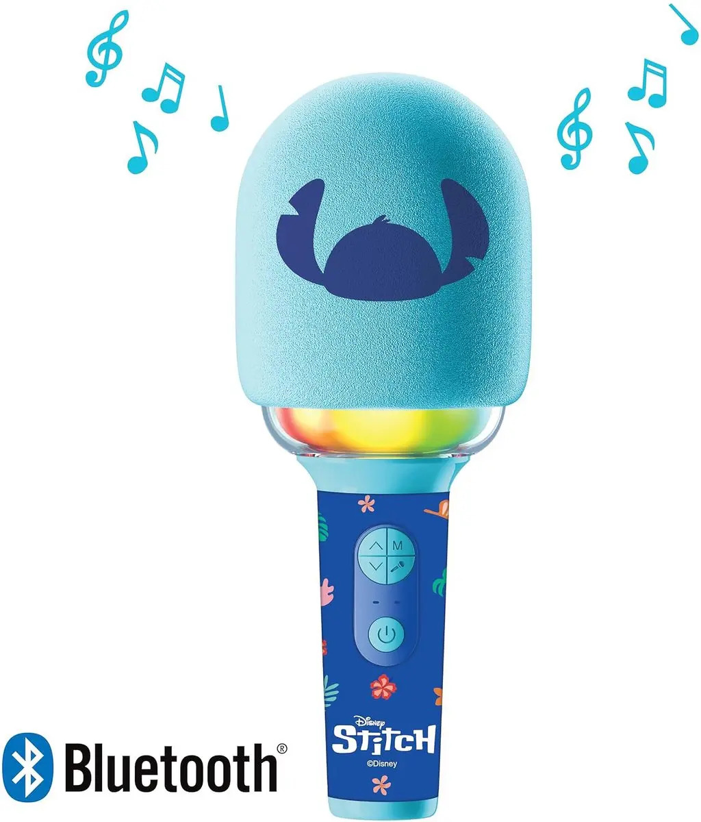 Lexibook Stitch Karaoke Microfoon MIC280D - Blauw - afbeelding 4 van 6