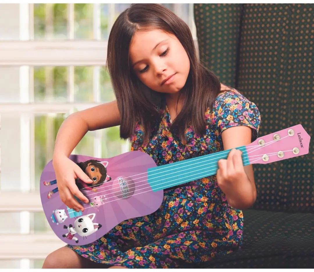 Lexibook Mijn Eerste Gitaar Gabby's Dollhouse 53cm - Roze - afbeelding 4 van 6