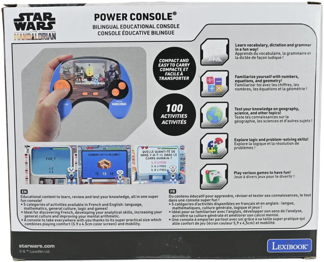 stroom Console® Star Wars educatieve draagbare tweetalige pratende console met