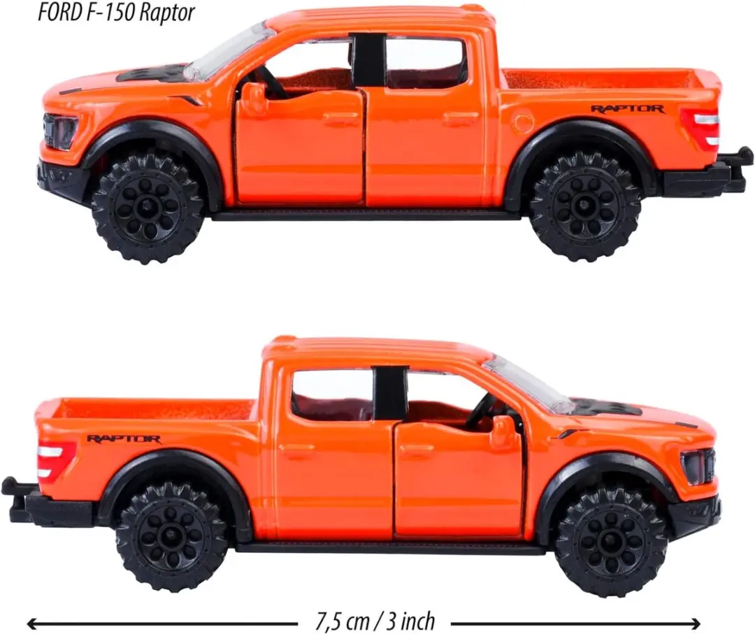 Majorette Ford F-150 Raptor Modelauto - Oranje - afbeelding 2 van 6