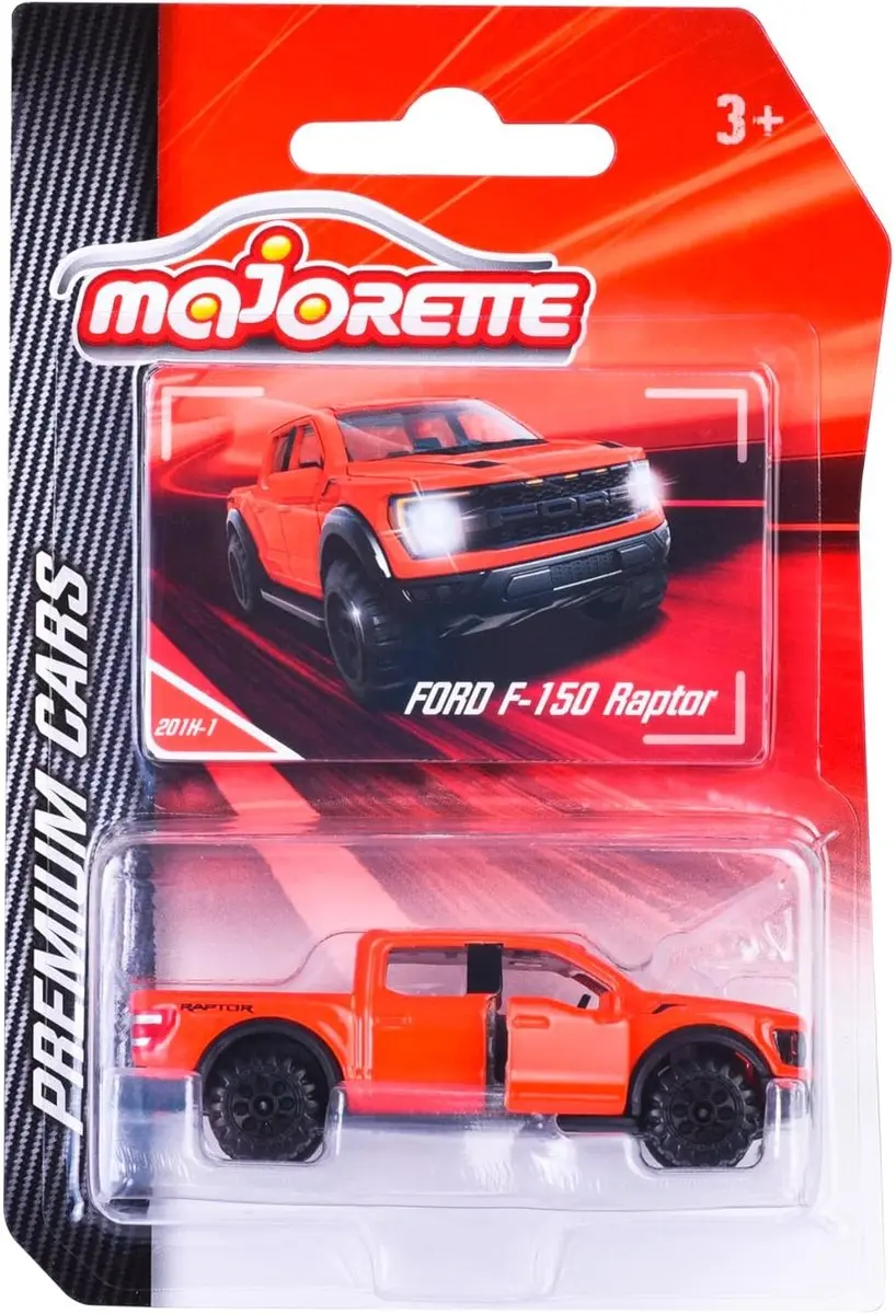 Majorette Ford F-150 Raptor Modelauto - Oranje - afbeelding 6 van 6