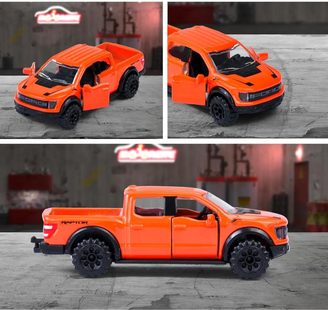 Majorette Ford F-150 Raptor Modelauto - Oranje - afbeelding 5 van 6