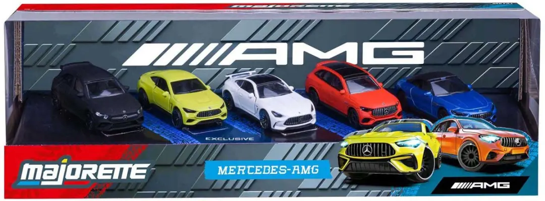 Majorette Mercedes-AMG Geschenkverpakking - 5 Stuks - afbeelding 3 van 5