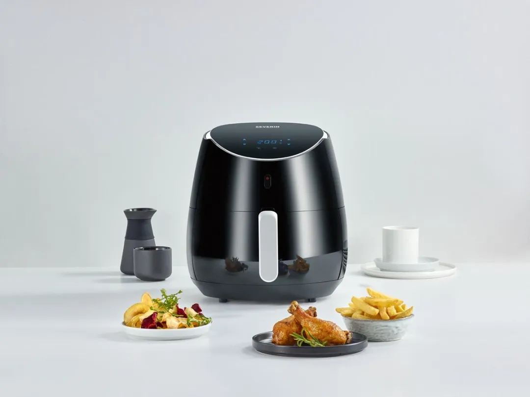 Severin FR 2445 Airfryer 2000W 5L - 8 Programma's - Zwart