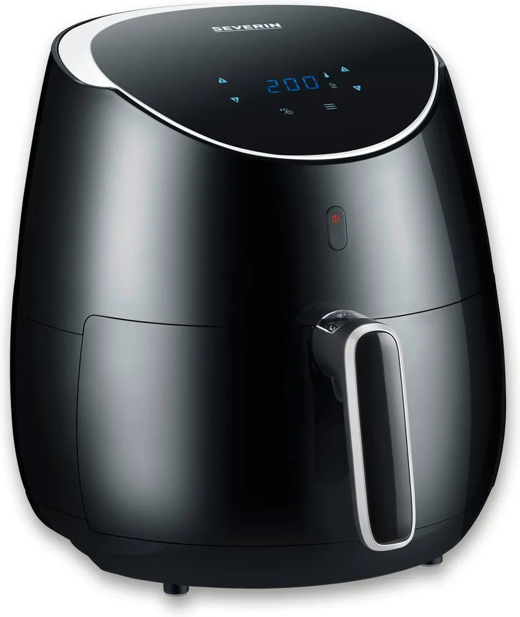 Severin FR 2445 Airfryer 2000W 5L - 8 Programma's - Zwart