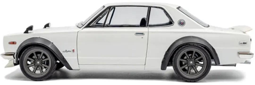 Solido Nissan Skyline C10 Hakosuka 1970 1:18 - Pearl White - afbeelding 2 van 6