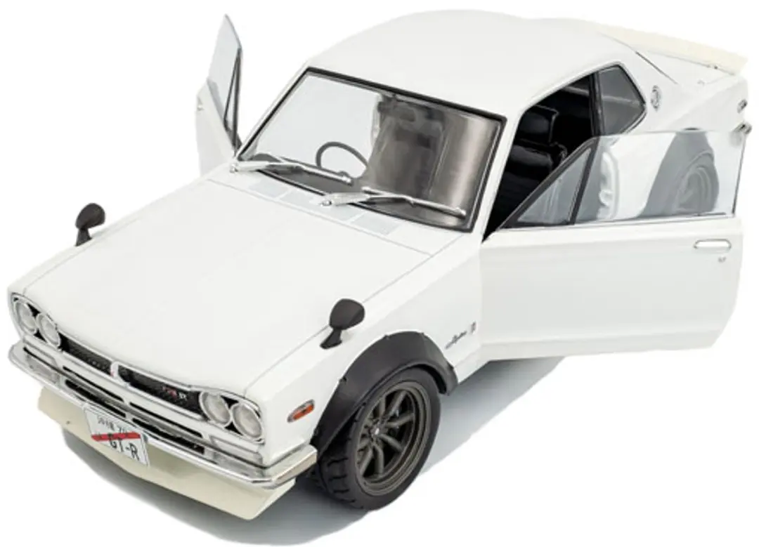 Solido Nissan Skyline C10 Hakosuka 1970 1:18 - Pearl White - afbeelding 5 van 6