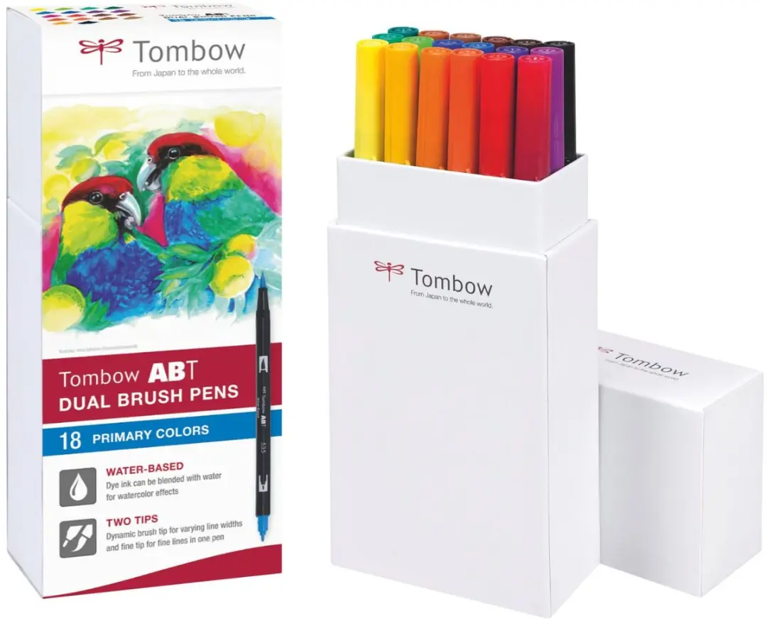 Tombow ABT Dual Brush Brushpennen