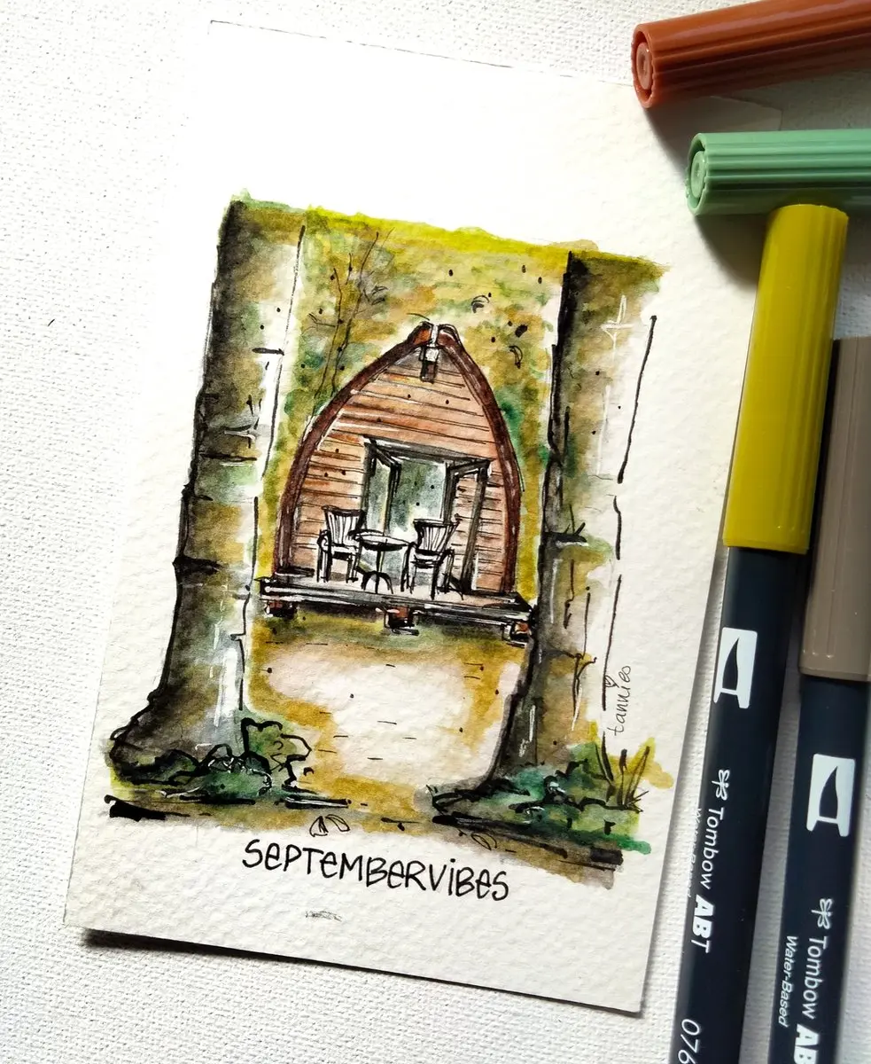 Tombow ABT Dual Brush Brushpennen - Natuur - 18 stuks - afbeelding 3 van 5