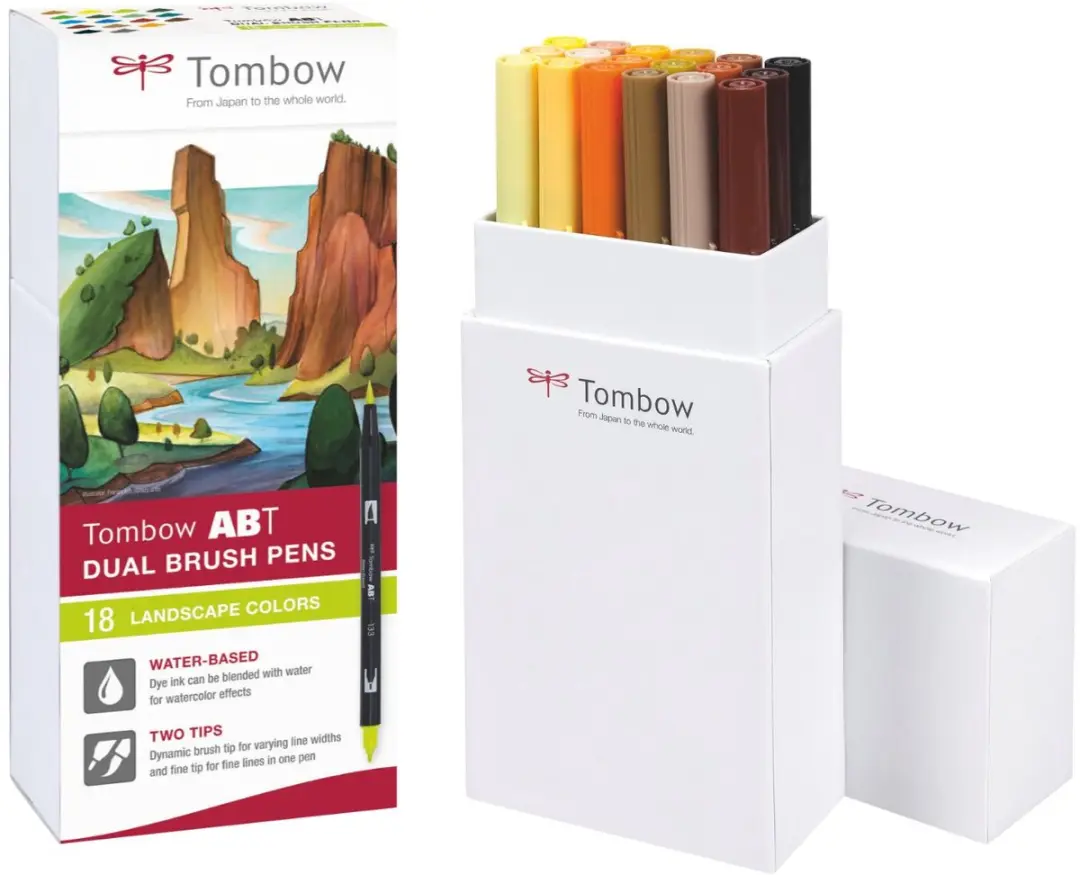 Tombow ABT Dual Brush Brushpennen