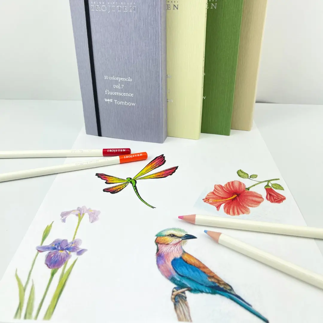 Tombow Irojiten Kleurpotloden Set - 10 stuks - afbeelding 3 van 6