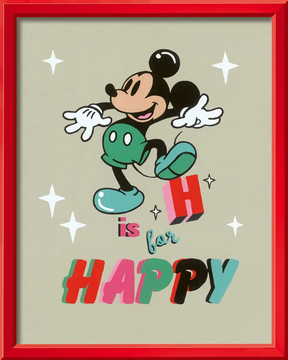 Ravensburger CreArt Disney Mickey Mouse H is for Happy - afbeelding 3 van 6