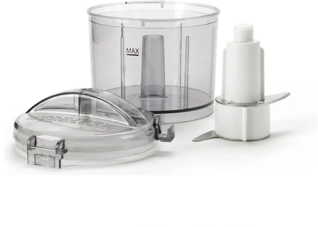 BLACK+DECKER BXCH120E Minihakmolen 120W - 350ml - Wit/Grijs