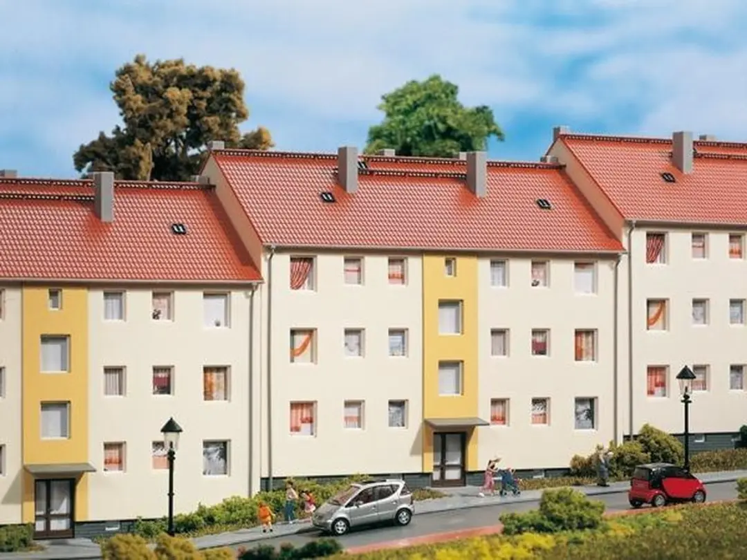 Auhagen 11402 H0 Appartementenhuis - afbeelding 5 van 6