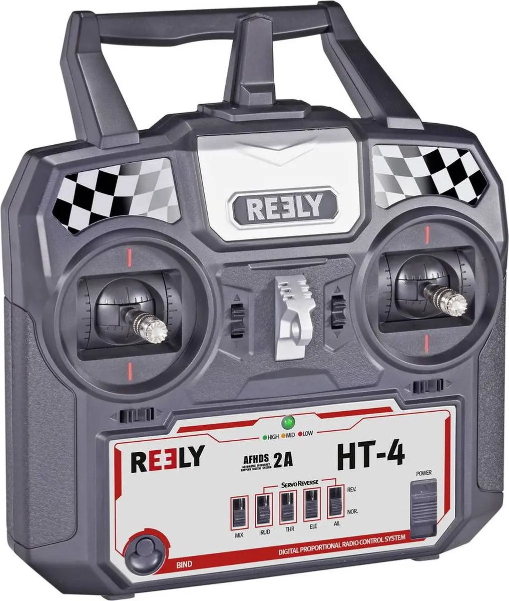 Reely HT-4 RC handzender 2,4 GHz - afbeelding 2 van 6