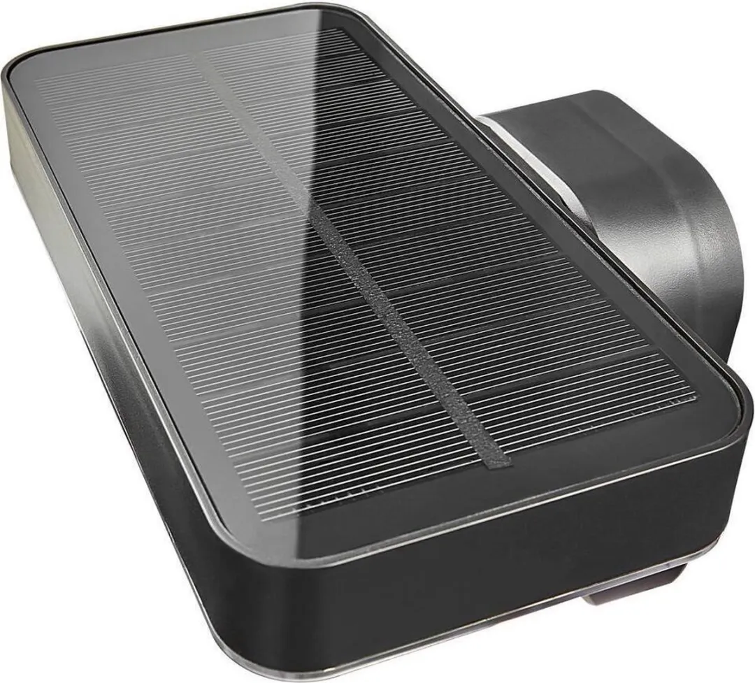 Nordlux Rica Vierkant Wandlamp Solar LED - 15cm - Zwart